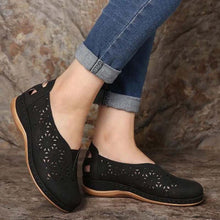 Load image into Gallery viewer, Women Retro Wedge Heel Summer Shoes