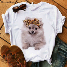Load image into Gallery viewer, Bandana Pomeranian Mom T-Shirt freeshipping - Tyche Ace