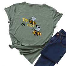 Load image into Gallery viewer, Cotton To Bee Letter Print T Shirt freeshipping - Tyche Ace