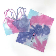 Load image into Gallery viewer, Women Seamless High Waist gym leggings Bra Sports Suits Yoga Suits