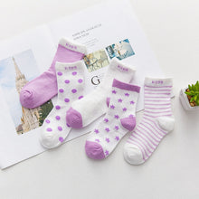 Load image into Gallery viewer, 5 Pairs Thin Mesh Cute Socks For Babies