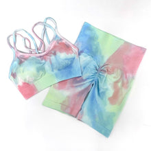 Load image into Gallery viewer, Women Seamless High Waist gym leggings Bra Sports Suits Yoga Suits