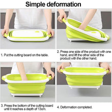 Load image into Gallery viewer, Multifunctional Folding Basket Chopping Board Sink Drain freeshipping - Tyche Ace