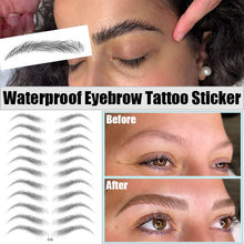 Load image into Gallery viewer, 6D Hair-like Water Transfer Waterproof Long Lasting Brow Tattoo Stickers