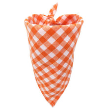 Load image into Gallery viewer, Washable Plaid Cotton Bandanas For Dogs