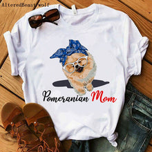 Load image into Gallery viewer, Bandana Pomeranian Mom T-Shirt freeshipping - Tyche Ace