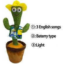 Load image into Gallery viewer, Kids USB Charged Educational Talking Cactus Toy freeshipping - Tyche Ace