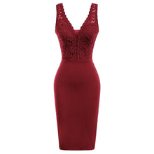 Load image into Gallery viewer, Stunning Figure Hugging Bodycon Sleeveless LBD Dress For Women
