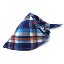 Load image into Gallery viewer, Washable Plaid Cotton Bandanas For Dogs