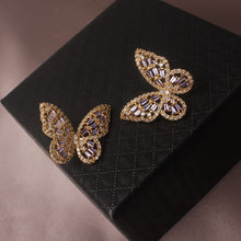 Load image into Gallery viewer, Adjustable Elegant Crystal Butterfly Pearl Zirconia Bracelet