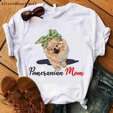 Load image into Gallery viewer, Bandana Pomeranian Mom T-Shirt freeshipping - Tyche Ace