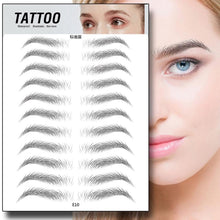 Load image into Gallery viewer, 4D Natural Hair Like Water Transfer Waterproof Long Lasting Eyebrow Tattoo Sticker