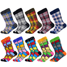 Load image into Gallery viewer, Casual Business Happy Combed Breathable Cotton Socks For Men