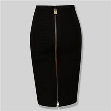 Load image into Gallery viewer, Zipper Closure Style Design Bandage Bodycon Skirts For Women