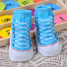 Load image into Gallery viewer, Unisex Cotton Anti- Slip Rubber Soled Cartoon Boot Socks For Kids