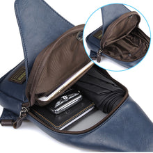 Load image into Gallery viewer, PU Leather Theftproof Rotatable Button Waterproof Shoulder Bags