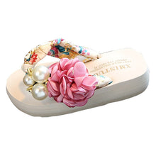 Load image into Gallery viewer, Kids Stylish Non-Slip Big Flower Flip Flops freeshipping - Tyche Ace