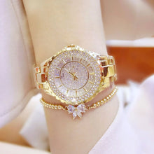 Load image into Gallery viewer, Women Watches Gold Luxury Brand Diamond Quartz Ladies Wrist Watches Stainless Steel Clock Female Watch Relogio Feminino 2023 - Tyche Ace