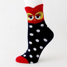 Load image into Gallery viewer, 5 Pack 3D Owl Cartoon  Design Cute Socks For Women freeshipping - Tyche Ace