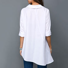 Load image into Gallery viewer, Women Colourful Buttons Long Sleeve Shirts