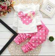 Load image into Gallery viewer, 2 Pcs T-Shirt+ Pants Cartoon Design Set For Kids