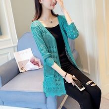 Load image into Gallery viewer, Bamboo Hollow out Loose Long Sweater