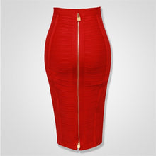 Load image into Gallery viewer, Zipper Closure Style Design Bandage Bodycon Skirts For Women
