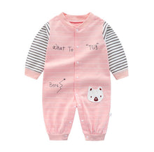 Load image into Gallery viewer, Unisex Cotton Long Sleeves Rompers For Kids