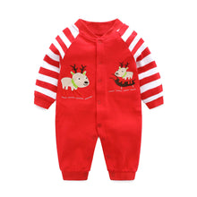Load image into Gallery viewer, Unisex Cotton Long Sleeves Rompers For Kids
