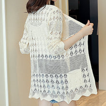 Load image into Gallery viewer, Bamboo Hollow out Loose Long Sweater