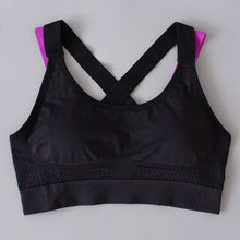 Load image into Gallery viewer, Comfy Push Up Cross Straps Wireless Padded Gym Bra Fitness Top
