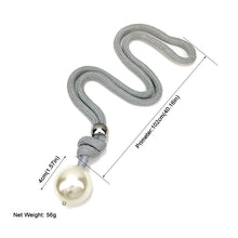 Load image into Gallery viewer, Adjustable Thick Rope Large Faux Pearl Pendants For Women