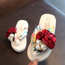 Load image into Gallery viewer, Kids Stylish Non-Slip Big Flower Flip Flops freeshipping - Tyche Ace