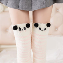 Load image into Gallery viewer, Animal Cartoon Long Thigh High Winter Cosy Warm Sock