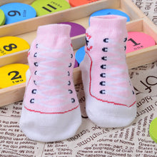 Load image into Gallery viewer, Unisex Cotton Anti- Slip Rubber Soled Cartoon Boot Socks For Kids