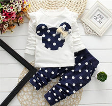 Load image into Gallery viewer, 2 Pcs T-Shirt+ Pants Cartoon Design Set For Kids