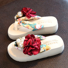Load image into Gallery viewer, Kids Stylish Non-Slip Big Flower Flip Flops freeshipping - Tyche Ace
