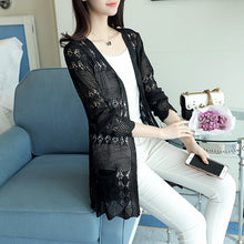 Load image into Gallery viewer, Bamboo Hollow out Loose Long Sweater