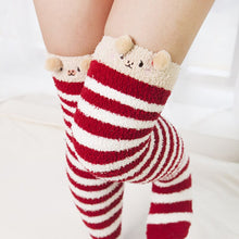Load image into Gallery viewer, Animal Cartoon Long Thigh High Winter Cosy Warm Sock