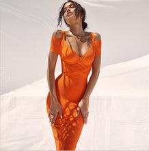 Load image into Gallery viewer, Elegant Off Shoulder Bodycon Bandage Dress For Women