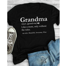 Load image into Gallery viewer, Grandma Print Design Casual Graphic Summer T Shirt freeshipping - Tyche Ace