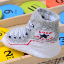 Load image into Gallery viewer, Unisex Cotton Anti- Slip Rubber Soled Cartoon Boot Socks For Kids