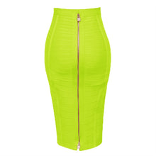 Load image into Gallery viewer, Zipper Closure Style Design Bandage Bodycon Skirts For Women