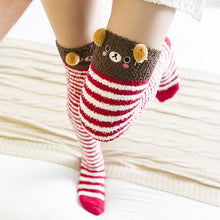 Load image into Gallery viewer, Animal Cartoon Long Thigh High Winter Cosy Warm Sock