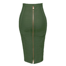 Load image into Gallery viewer, Zipper Closure Style Design Bandage Bodycon Skirts For Women
