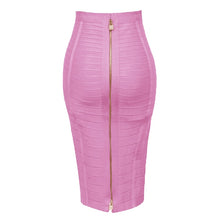 Load image into Gallery viewer, Zipper Closure Style Design Bandage Bodycon Skirts For Women