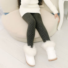 Load image into Gallery viewer, Winter Colorful Print Flower Butterfly Soft Warm Girls Leggings