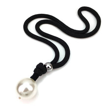 Load image into Gallery viewer, Adjustable Thick Rope Large Faux Pearl Pendants For Women