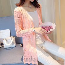 Load image into Gallery viewer, Bamboo Hollow out Loose Long Sweater