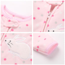 Load image into Gallery viewer, Cartoon One Pieces Pyjamas Fleece Jumpsuit For Babies